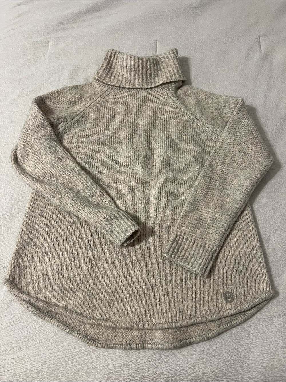 Michael Kors Heather Cream Turtleneck Sweater